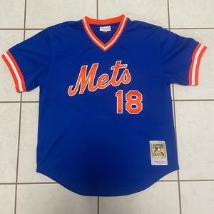 Mitchell & Ness New York Mets Darryl Strawberry Jersey Small Batting Practice